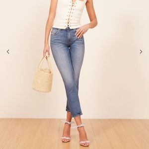 Reformation Julia Crop Cigarette Jean